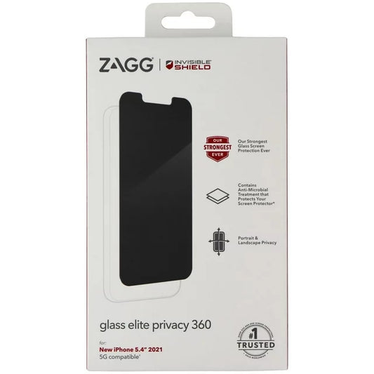 ZAGG (Glass Elite Privacy 360) Protector for Apple iPhone 13 mini - Virbu Mobile