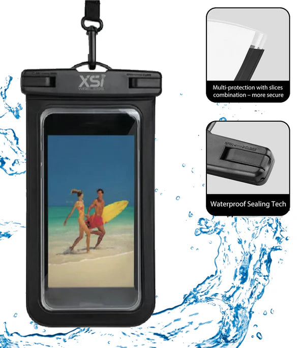 XSI Wireless waterproof cell phone case universal - Virbu Mobile