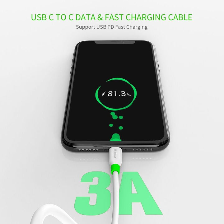 ESOULK USB C TO C Fast Charge Cable - 6FT - Virbu Mobile