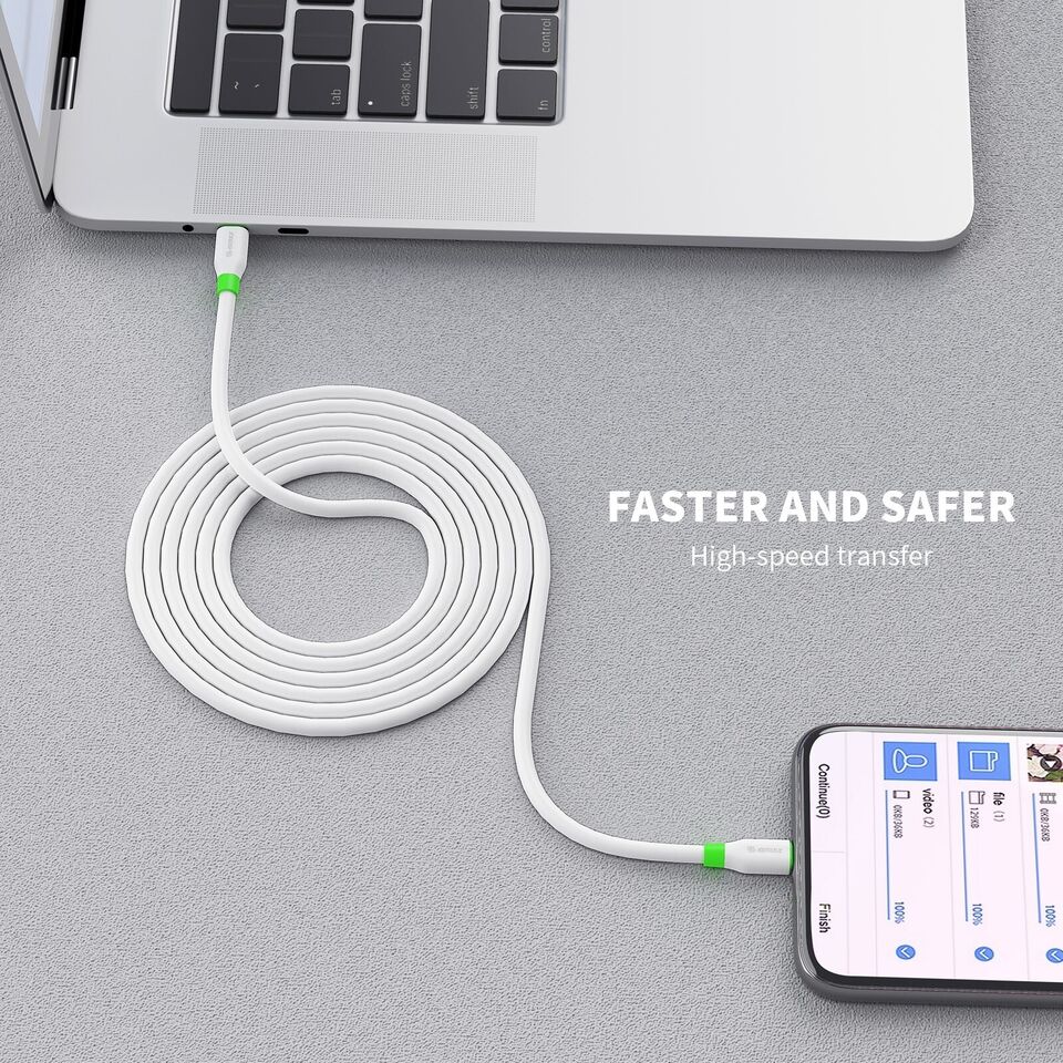 ESOULK USB C TO C Fast Charge Cable - 6FT - Virbu Mobile
